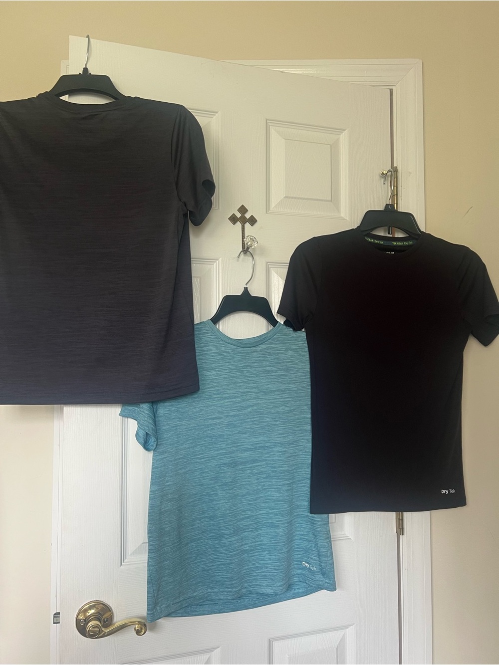 Lot of 3) Tek Gear Dry Tek Shirts Youth Sz L (14/16) shirt sleeves EUC